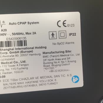 BMC Solunum Cihazı Garanti Belgesi Yok