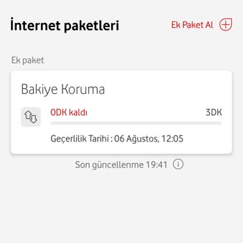 Vodafone Ödeme Alınmasına Rağmen Gerçekleşmeyen Kolay Paket Yüklemesi.
