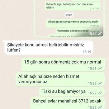 Süleymanpaşa Belediyesi Hizmet Alamıyoruz 20 Senedir