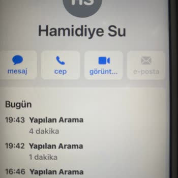 Hamidiye Su Siparişi Hakkında Şikayet