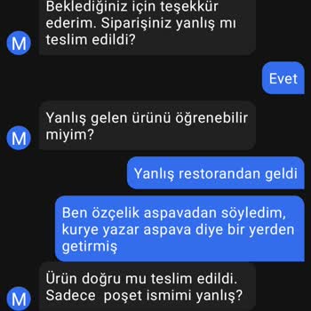 Getir Siparişleri Farklı Restorandan Gönderiyor