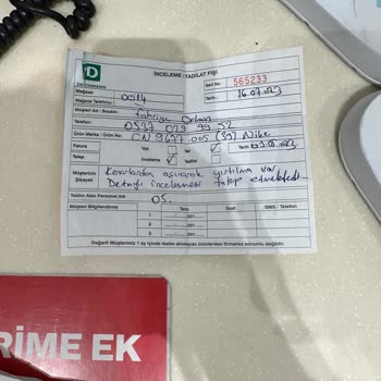 Nike İnceleme Ürünü Red Cevabı