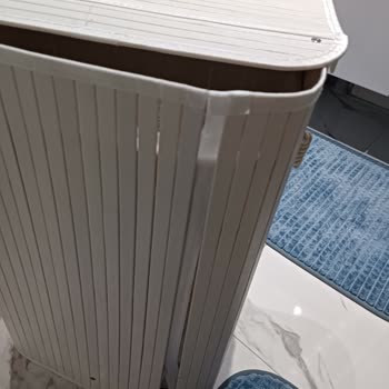 Mudo Ahşap Detaylı Çamaşır Sepeti