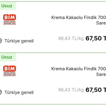 BİM Fiyat Tutarsızlığının Olması