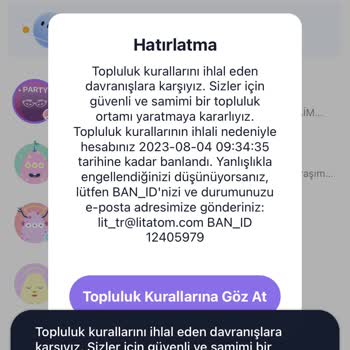 Litmatch 'te Sebepsiz Ban Yedim