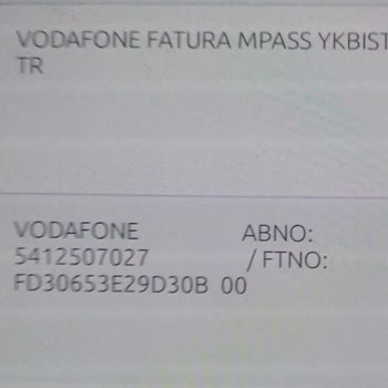 Vodafone Faturamı 2 Kere Çekti