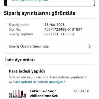 Amazon İade Ücretimin Yatırılmaması