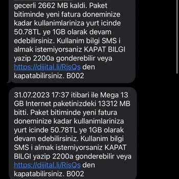 Turkcell Kendi Kendine Ek İnternet Yenilenmesi