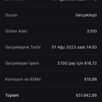 Midas'ta Alış Emrinin Yanlış Uygulanması
