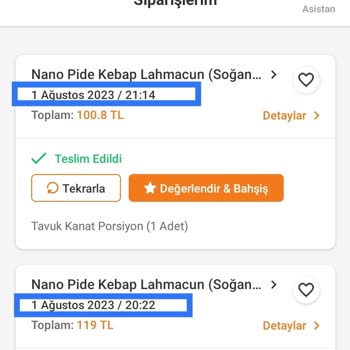 Trendyol Yemek Yemek Siparişim İptal Edilmiş Ve Paramı İade Etmiyor