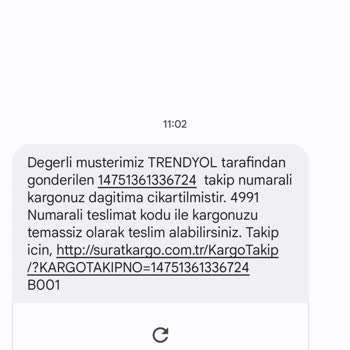 Sürat Kargo Eve Gelmeden Teslim Edilemedi Diyerek Kargo İadesi