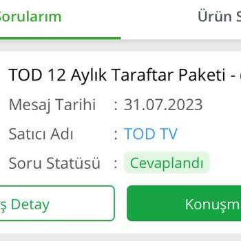 Tod TV Digital Kod İptali Veya Değişimi