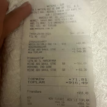 Watsons Valiz Kırılması Parçalanması
