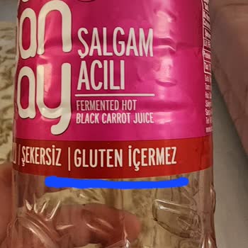 Doğanay Gıda Gluten İçermeyen Ama İçinde Bulgur Olan Şalgam Suyu