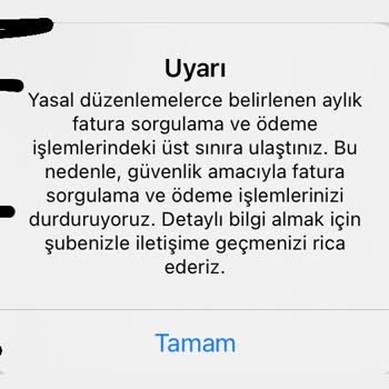 ING Banka Fatura Kısıtlaması