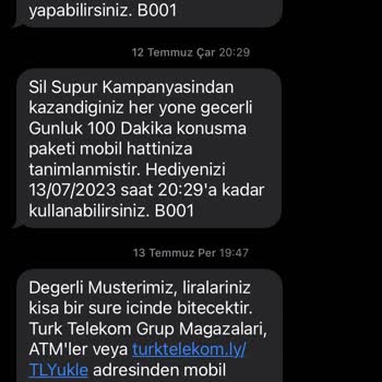 Türk Telekom Zorla Para Harcatması