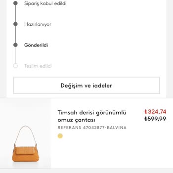 Mango Ürünüm 1 Aydır Gelmedi