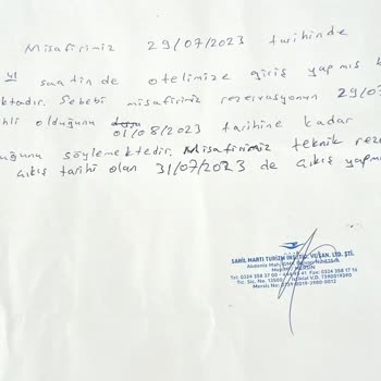 Vodafone Seyahat Yanımda Ve Jolly Tur İle Sahil Martı Hotel Rezervasyonunda Yaşadığım Sorunlar