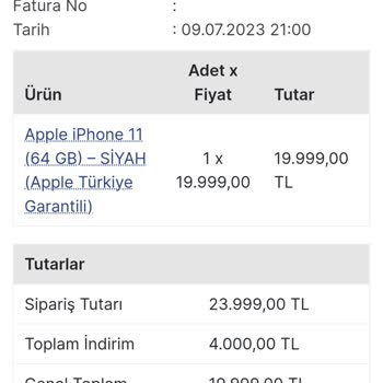 Cimri Ürünümün Tarafıma Kargolanmaması