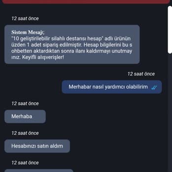Game Satış Hesap Çalıntısı