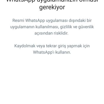 Whatsapp Aero WhatsApp Giriş Sorunu