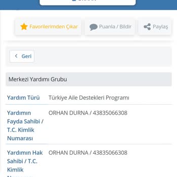 Aile ve Sosyal Hizmetler Bakanlığı Sosyal Yardımın Kesilmesi
