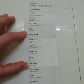 Antalya Servis Bosch Buzdolabı