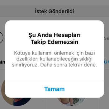Instagram Engel Durumu