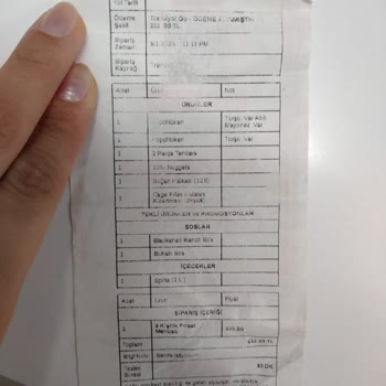 Popeyes Tavuk, Eksik - Soğuk Ve 1 Buçuk Saatte Gelen Ürün.