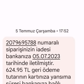 Mobee Teknoloji Kargom Geldi Bir Ay Sonra Para İadesi Yapıldı