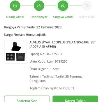 Horoz Lojistik Teslim Edilmeyen Kargom