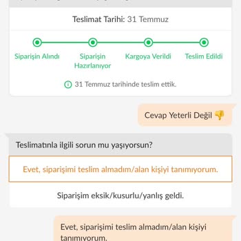 Sürat Kargo Teslim Edildi Gösterip Teslim Etmiyor Ve Tel. Açmıyorlar.