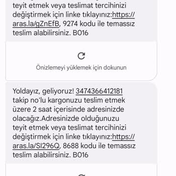 Aras Kargo Gönderi Dağıtıma Çıkarılmadan Adrese Gelindi Deniyor