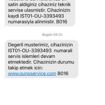 Vodafone İsmi Kullanılarak Atılan Mesajlar