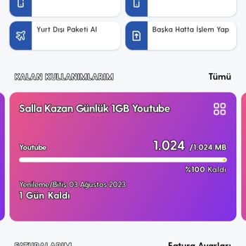 Turkcell Hediye İnternet Yerine Kendi Paketimden Harcıyor