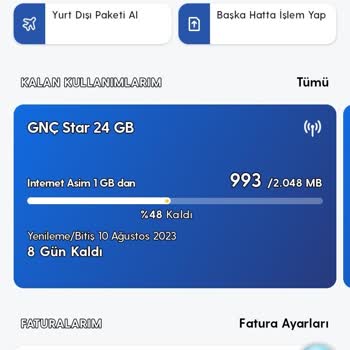 Turkcell Hediye İnternet Yerine Kendi Paketimden Harcıyor