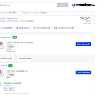 Pazarama.com Para İadesinin Yapılmaması.