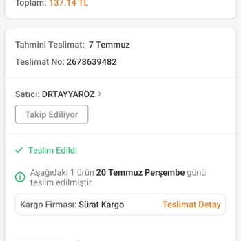 Kayıp Kargo Sürat Kargo Pozcu Şubesi