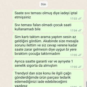 CazipStore Trendyol Satıcısı Ürünün Arkasında Durmuyor