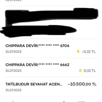 Tatilbudur Bilgim Dışında 2 Kere Kredi Kartımdan Para Çekmiş