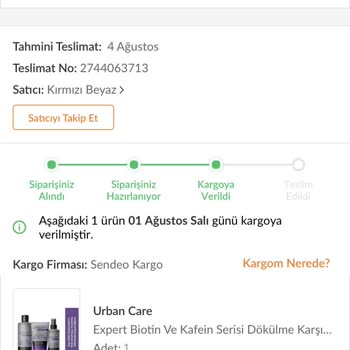 Sendeo Kargo Teslimat Sorunu