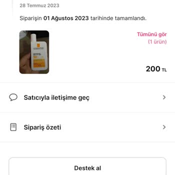 Gardrops Sahte Olan Ürün İçin Ürün İptali Yapmıyor