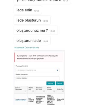 Gardrops Sahte Olan Ürün İçin Ürün İptali Yapmıyor