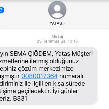 Yataş Teslimat Çok Gecikti Ve Müşteri Hizmetlerinden Bilgi Alamıyorum