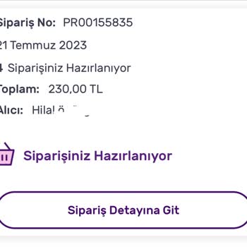 Gratis Sipariş Hazırlanıyor Diyor Günler Oldu Yok