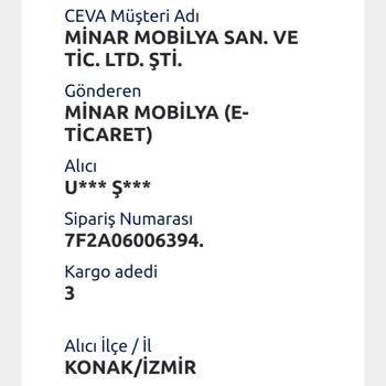 Ceva Kargo Ürün Teslimi