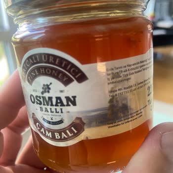 Osman Ballı Balları Ambalajlı Balın İçinde Örümcek Var