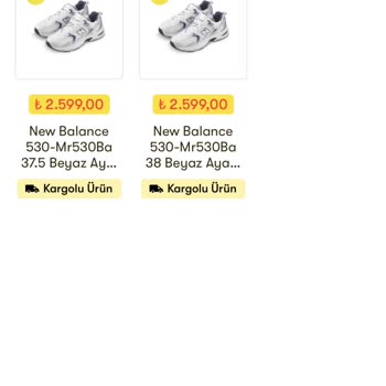 Cepte Şok Uygulaması New Balance 530 Stok Sorunu
