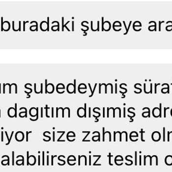 Sürat Kargo Adresten Alın Diyorlar