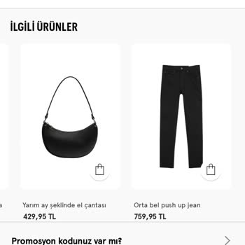 Pull And Bear Sayfada Mevcut Görünen Ürünü Satın Alamıyorum